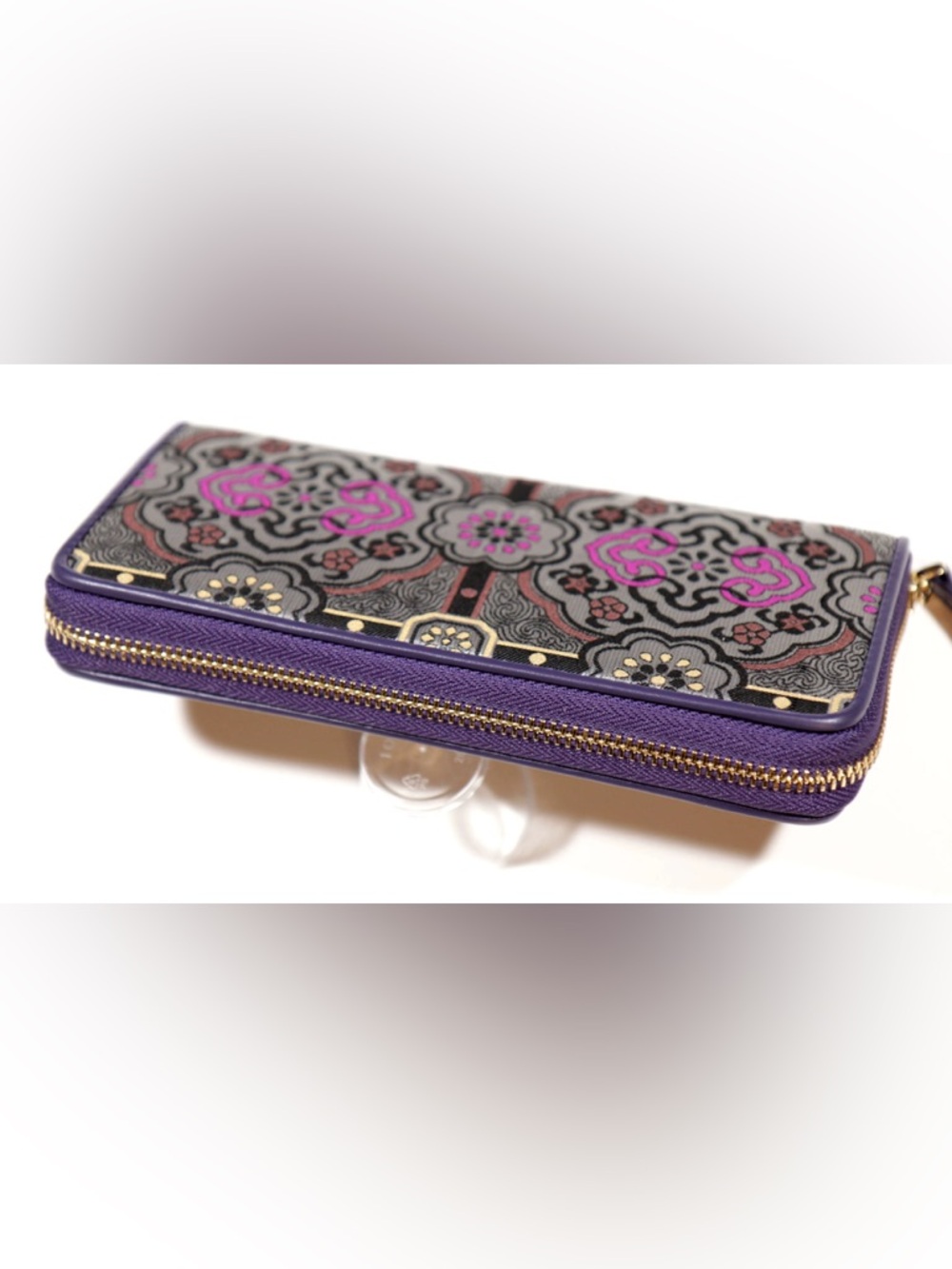 Saint Joy Silk Long Wallet New in Box